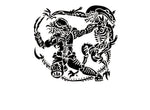 Alien vs Predator Auto Accent Decal, Alien vs Predator Car Vinyl, Alien vs Predator Car Decal, Xenomorph Alien, Hood Decal, Hood Sticker,