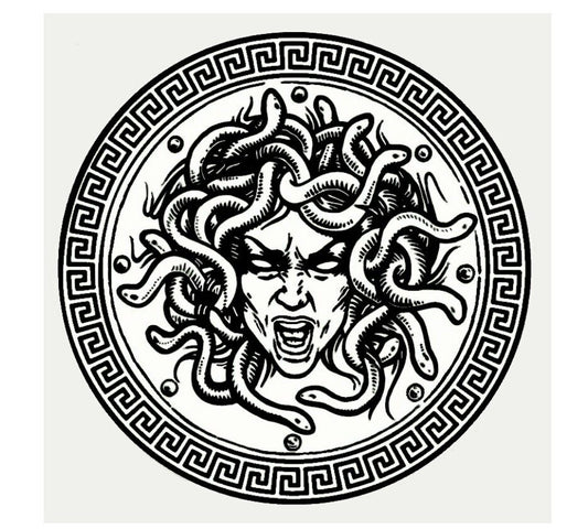 Medusa Decal, Medusa Sticker, Medusa Auto Graphic, Medusa Hood Decal, Medusa Hood Sticker, Medusa Snakes,