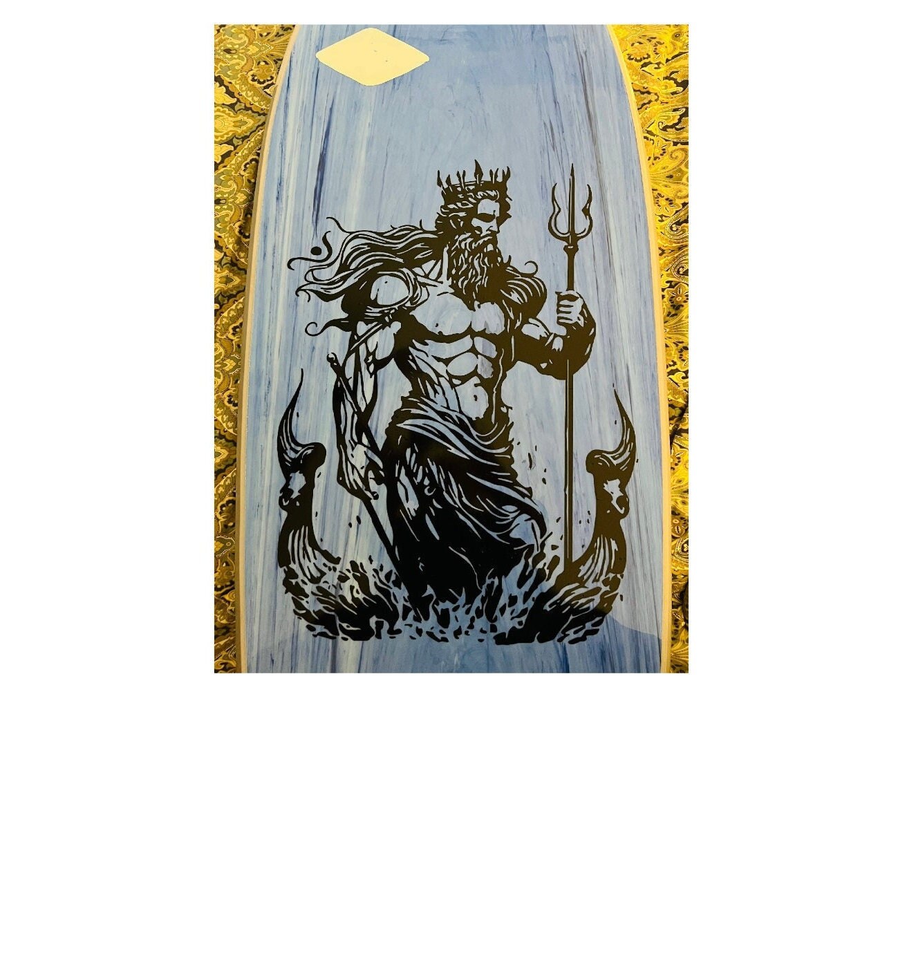 Poseidon Decal, Poseidon Sticker, Poseidon Marine Graphic, Poseidon Hood Decal, Poseidon Boat Sticker, God of the Sea, Earthquakes & Horses