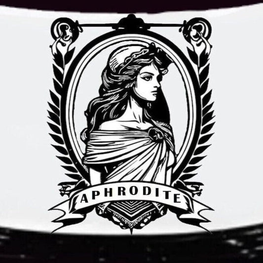 Aphrodite Decal, Aphrodite Sticker, Aphrodite Graphic, Aphrodite Fertility Goddess, Aphrodite Auto Graphic,Goddess of Sexual Love + Beauty