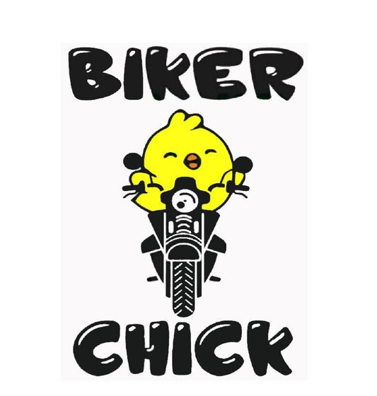 Biker Chick Decal, Biker Chick Sticker, Biker Decal, Biker Sticker,