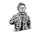 Michael Myers Decals, Michael Myers Halloween, Halloween Decals, Horror Decals, Scary Decals, Gift, Michael Decal,m Auto Graphic