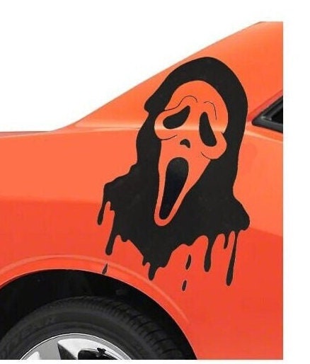 Scream Decal, Scream Sticker, Horror Sticker, Ghostface, Scream Hood Graphic, Scream Hood Decal, Scream Auto, Scream Horror Gift