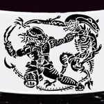 Alien vs Predator Auto Accent Decal, Alien vs Predator Car Vinyl, Alien vs Predator Car Decal, Xenomorph Alien, Hood Decal, Hood Sticker,