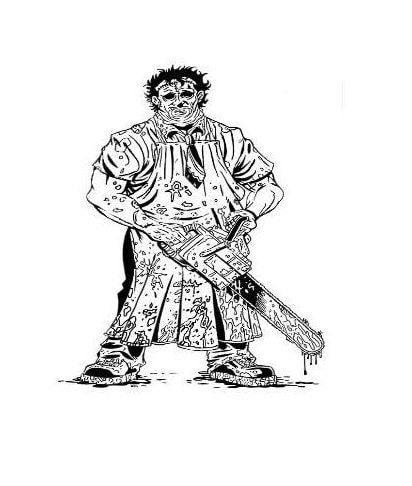 Leatherface Decal, Leatherface Auto Graphic , Leatherface Sticker Horror Decals, Chainsaw, Texas Chainsaw, Gift, USAVinyls.com